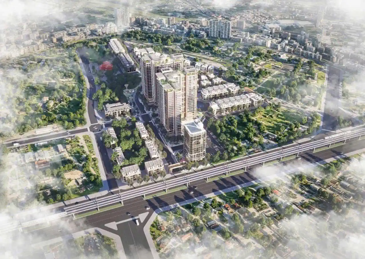 Phối cảnh của The Vista Văn La tại Hà Đông